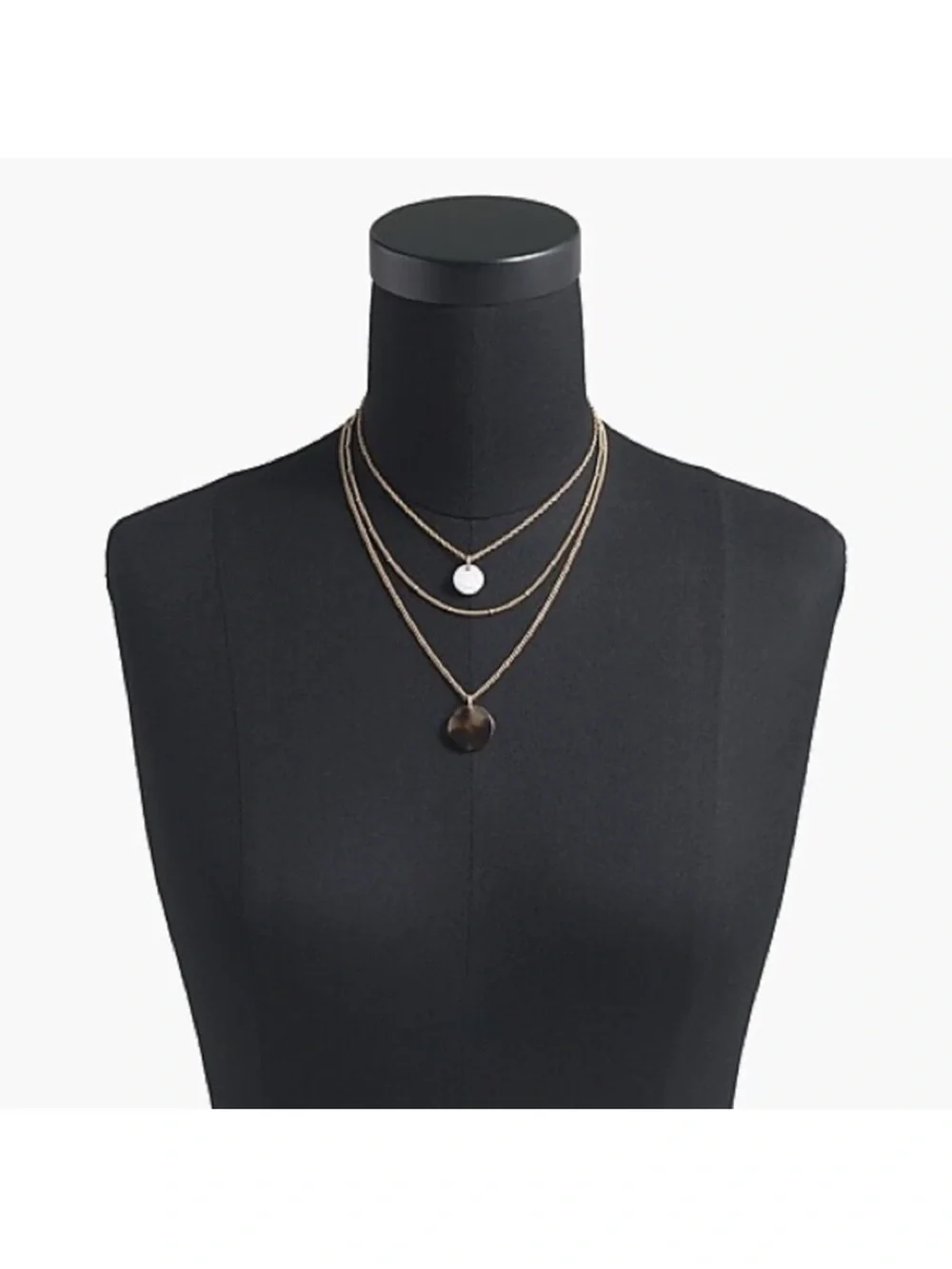 J. Crew Three Layer Tortoise Necklace